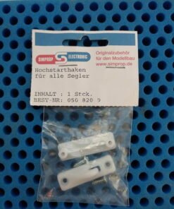 Simprop højstarts krog plast med skruer