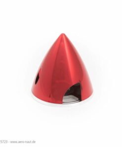 Spinner Alu-kunststof 57mm Metal rød