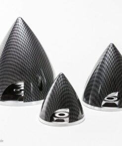 Spinner Alu-kunststof  63mm carbon