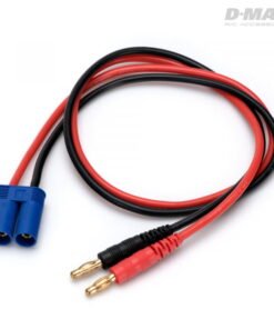 Ladekabel EC5 til 4mm bananstik 50cm