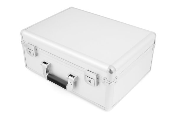 Aluminium case for transmitter and accessories