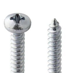 Pan Head selvskærende skrue 2.2x13mm, 20 stk.