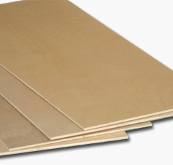 Krydsfiner birk 3 lags 1 x 100 x 500mm