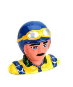 Pilot with Helmet and Goggles 55x52mm