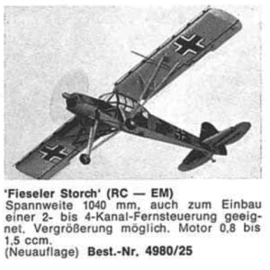 Byggetegning FIESELER STORCH