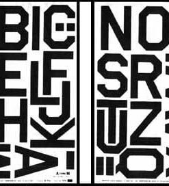 Major Decals Letters stickers 12,2cm black