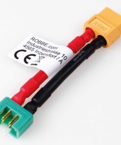 Robbe adapter kabel XT60 til MPX 3cm