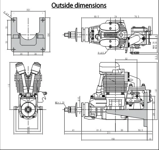 SAITO FG-30B       30ccm - Image 2