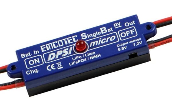 DPSI Micro SingleBat 5.9V/7.2V MPX magnetic switch