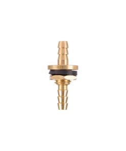 Copper fuel tank nipple Straight M8