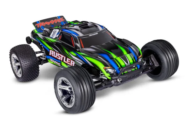 Rustler 2WD 1/10 RTR TQ BL-2s EHD Green