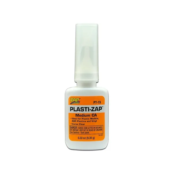 PLASTI-ZAP CA Medium CA cyano 1/3 oz.