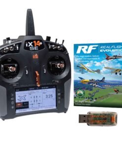 iX14+ SE 20-Channel DSMX Transmitter RealFlight Combo