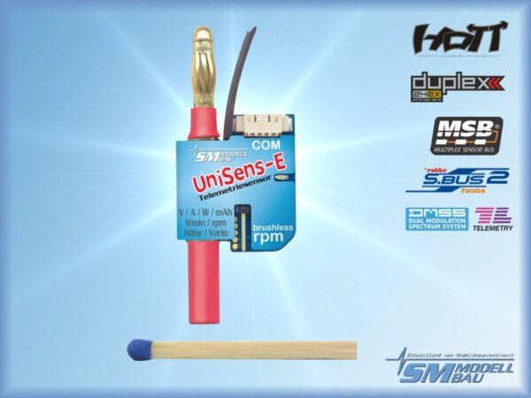 Unisens-E 140A 4mm guldstik