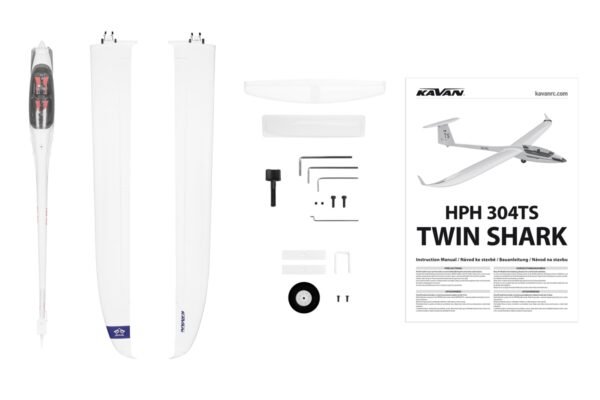 KAVAN 304TS TwinShark 2700mm - ARF - Billede 17