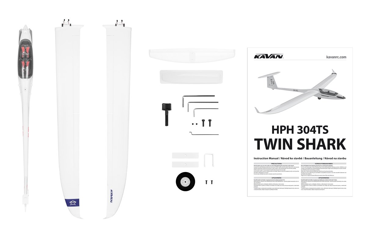 KAVAN 304TS TwinShark 2700mm - ARF - Billede 17