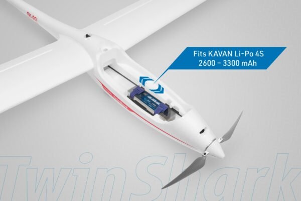 KAVAN 304TS TwinShark 2700mm - incl. R8 vario Rx - Billede 8