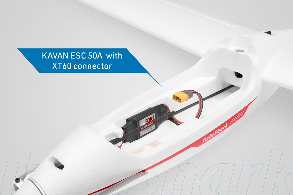 KAVAN 304TS TwinShark 2700mm - ARF - Billede 7