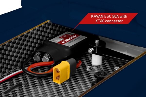 KAVAN Bristell B23 1600mm incl. R8 Rx - blue - Billede 7