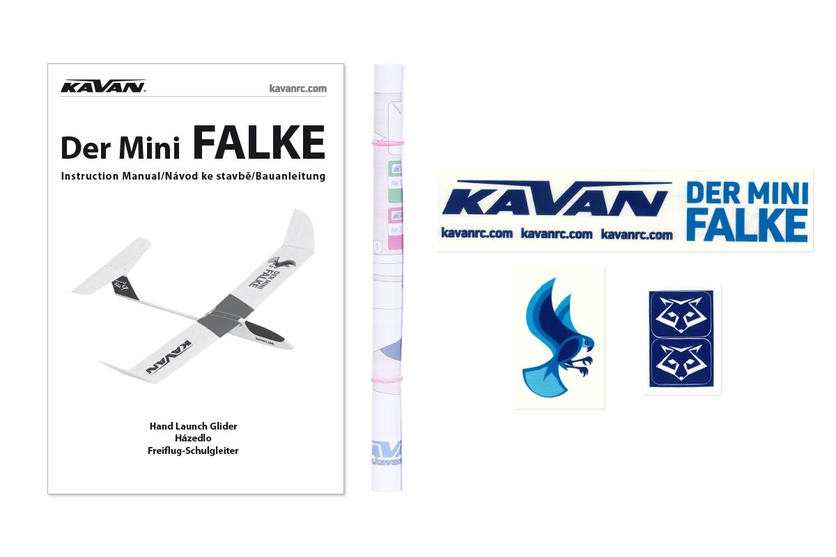 Der mini Falke Hand Launch Glider 710mm - Billede 2