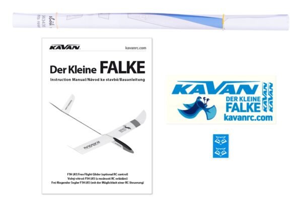 Der kleine Falke A1 (F1H) glider 1240mm - Billede 2