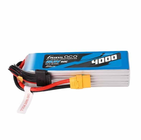 Gensace LiPo 6S 22.2V-4000-60C (XT90) 164x46x43mm 690g G-Tech