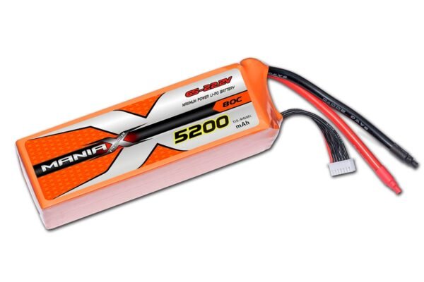 ManiaX LiPo 22.2V 5200mAh 80C