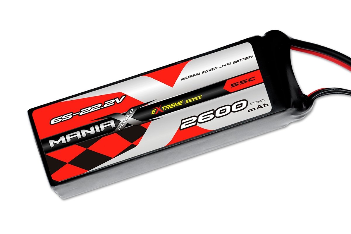 ManiaX Lipol 22.2V 2600mAh 55C
