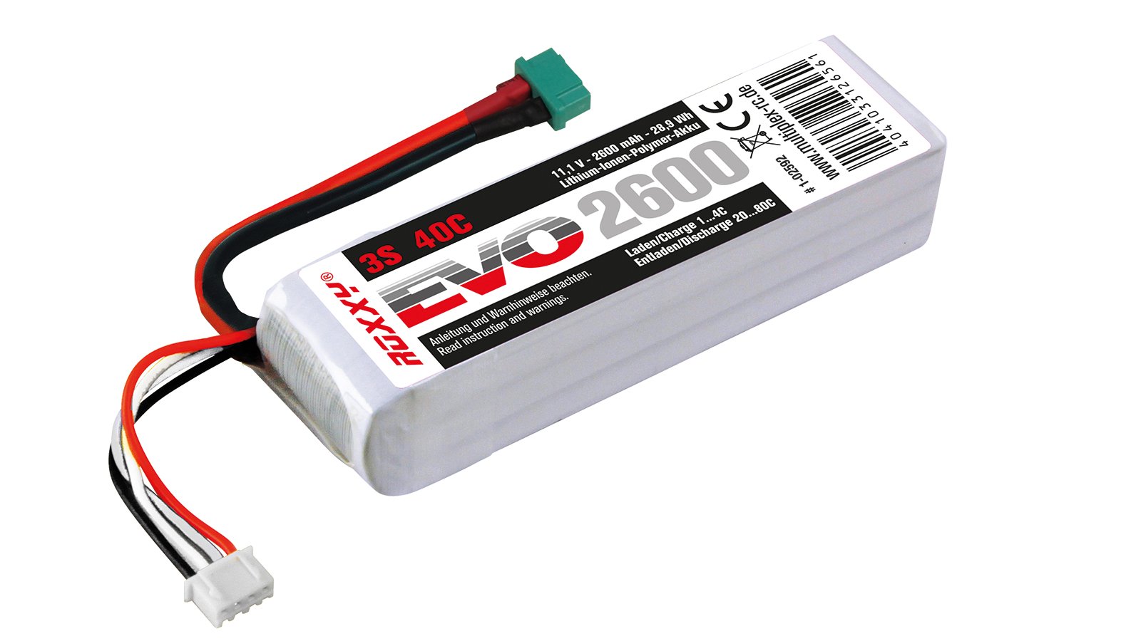 ROXXY EVO LiPo 3-2600M 40C
