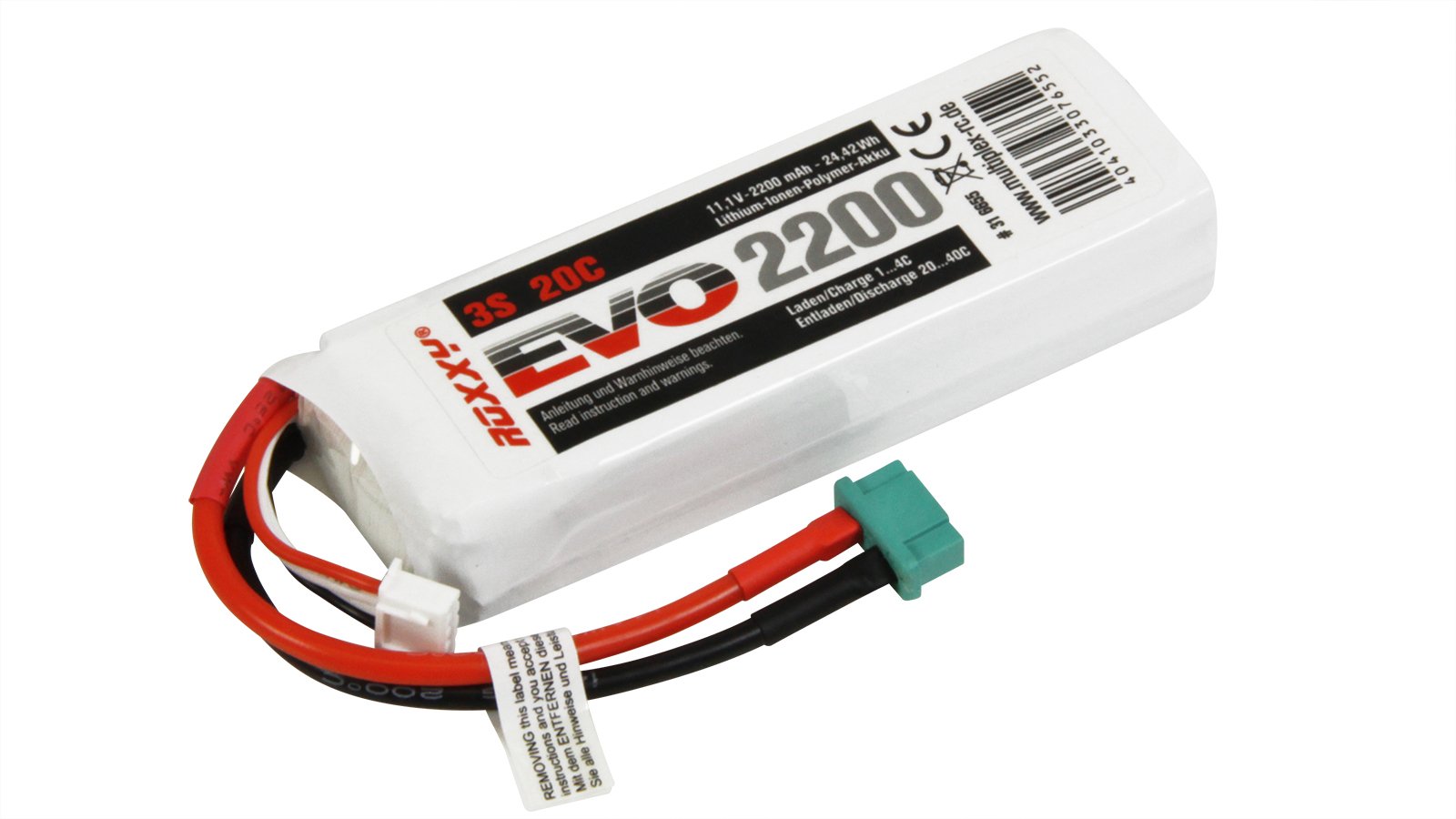 ROXXY EVO LiPo 3-2200M 20C