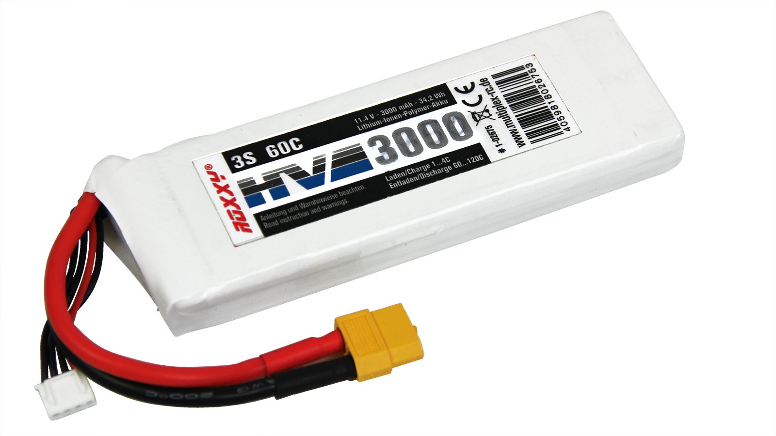 ROXXY HV Lipo 3-3000XT 11.4V 60C