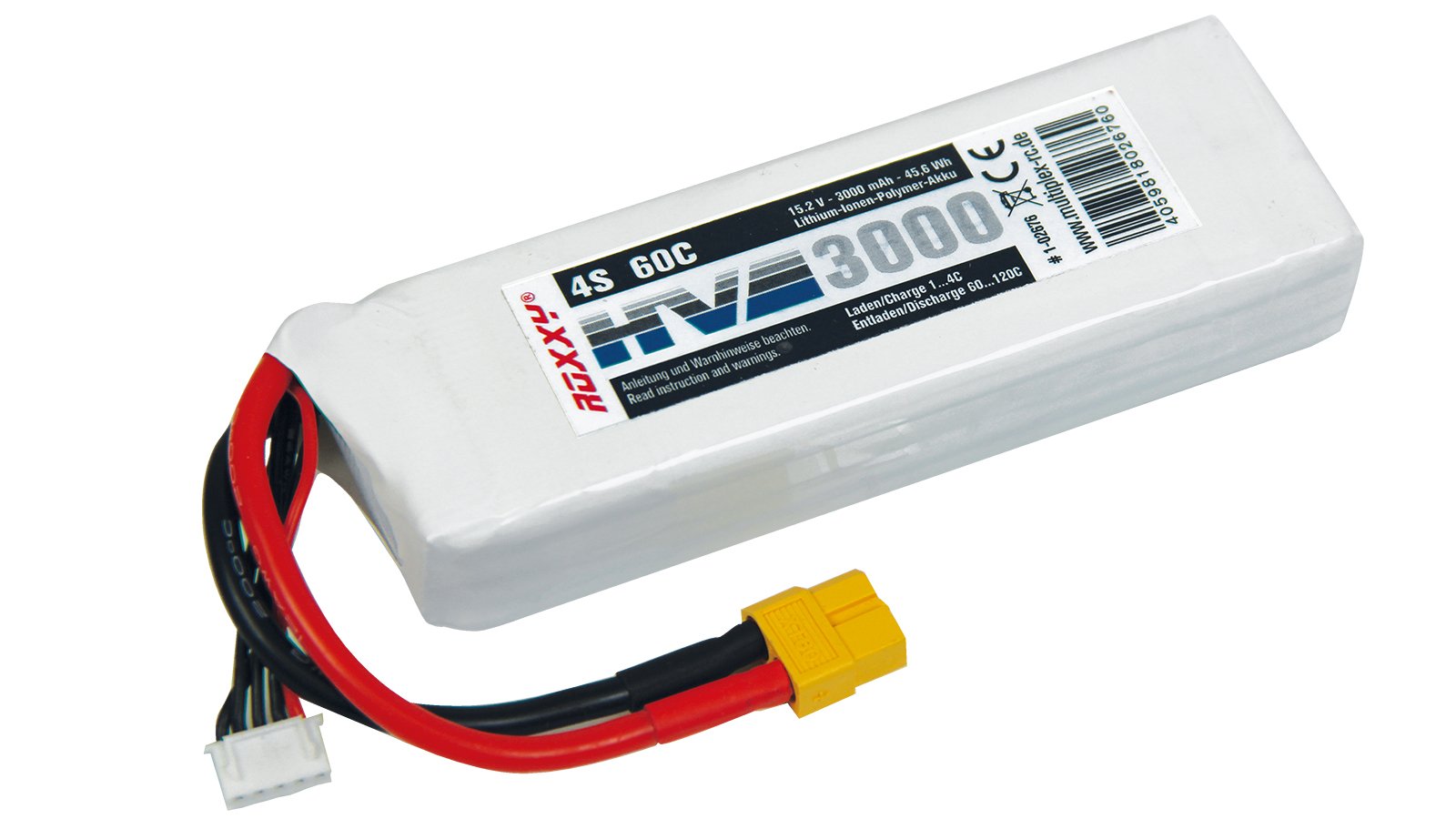 ROXXY HV Lipo 4-3000XT 15.2V 60C