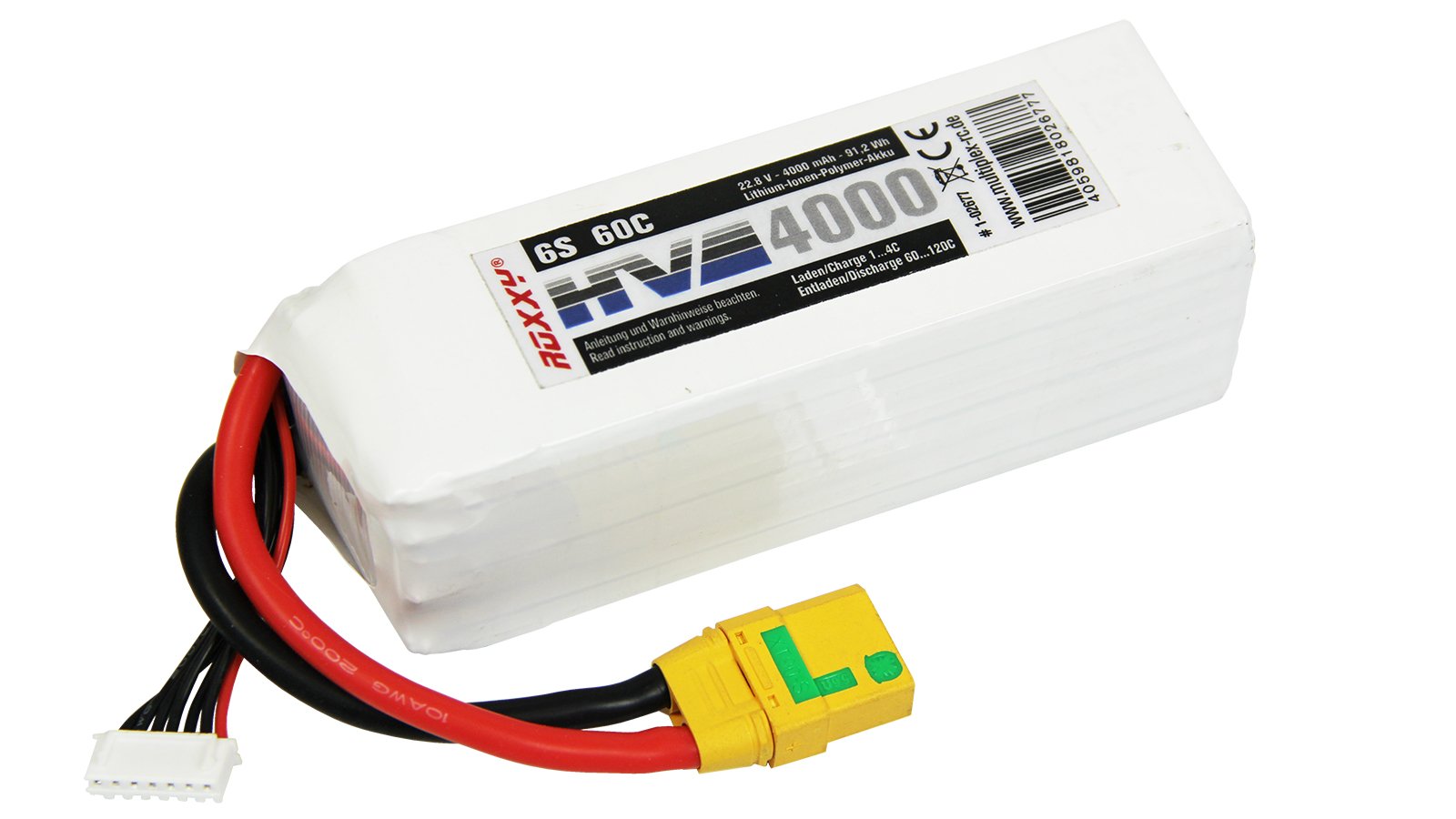 ROXXY HV Lipo 6-4000XT 22.8V 60C