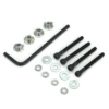 DU-BRO Socket Head Bolt & Blind Nut Sets 4-40x1"