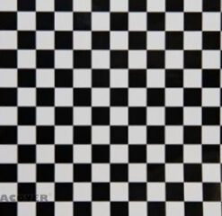 Oracover Fun 4 White-Black Checkered 2m