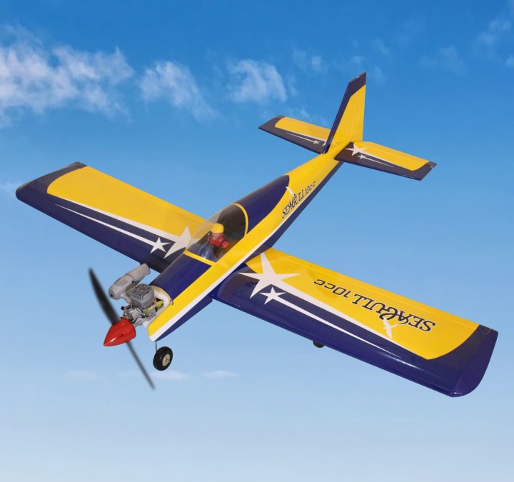 Low Wing Sport Airplane 10cc Gas 1260mm
