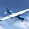 Cessna Turbo Skylane 182 1725mm 46-55 ARF Pearl Blue