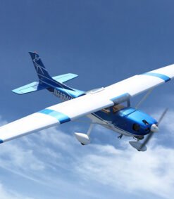 Cessna Turbo Skylane 182 1725mm 46-55 ARF Pearl Blue
