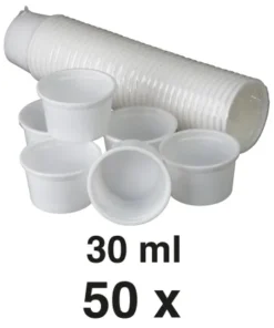 Mixe kop PP 30ml 50 stk.