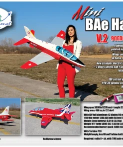 Mini BAe Hawk Red Arrows v2
