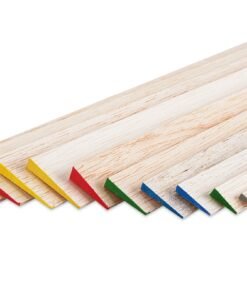 Balsa bagkantsliste 40x10x1000mm